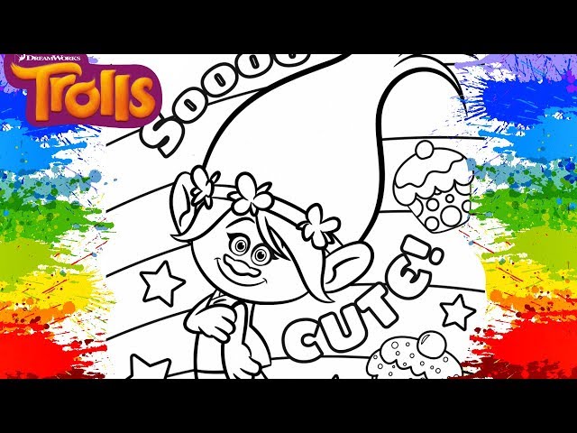 Trolls - Just Color Crianças : Páginas para colorir para crianças