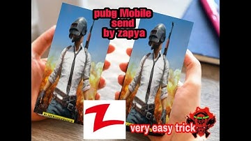 How to send pubg Mobile by zapya \very easy trick