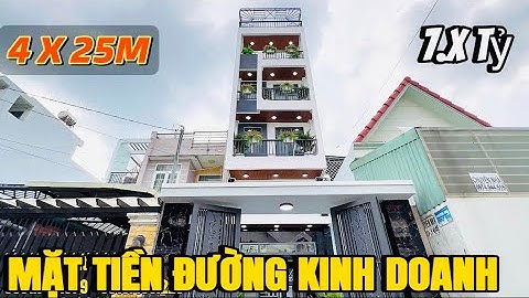 Bán Nhà Mặt Tiền Quận 12 Giá Rẻ Hơn Trong Hẻm | DT 4m x 25m mặt tiền đường thông kinh doanh
