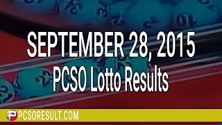 Pcso Lotto Results September 28, 2015 655, 645, 4D, Swertres & Ez2