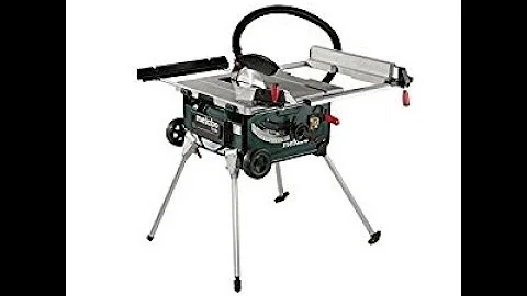'Review Metabo TS254 jobsite saw (table saw)