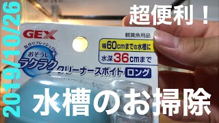 水槽のお掃除に便利なGEXのクリーナースポイト買ってみた！