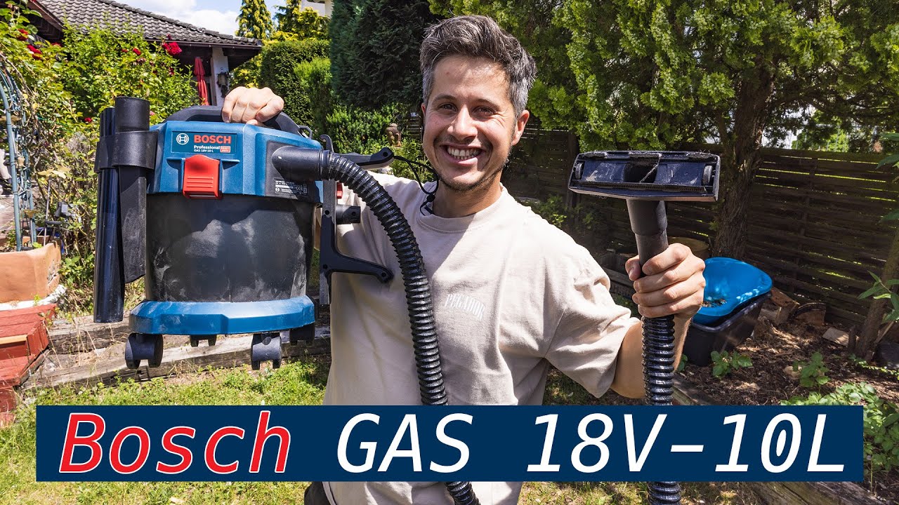 Was taugt ein Akku-Industriesauger? Bosch Professional GAS 18V-10L - YouTube