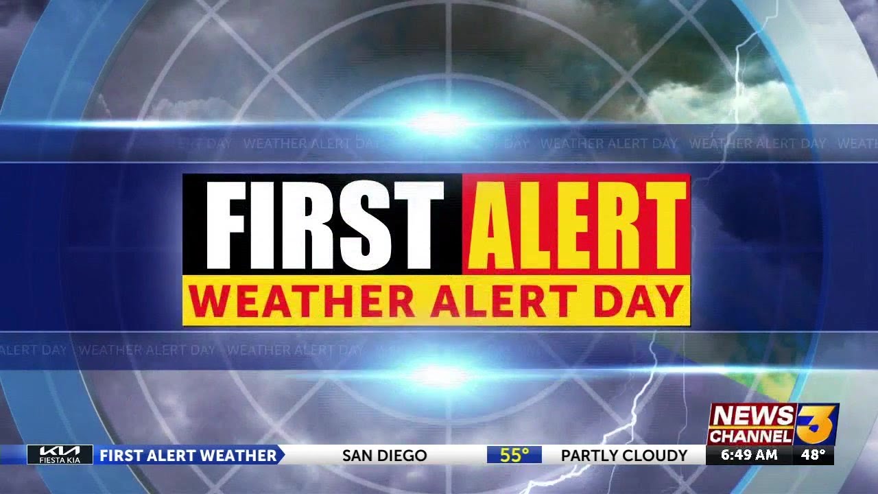 First Alert Forecast with Patrick Evans Wednesday - YouTube