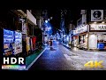 【4K HDR】Rainy Night Walk in Tokyo Backstreets - Akebonobashi Japan