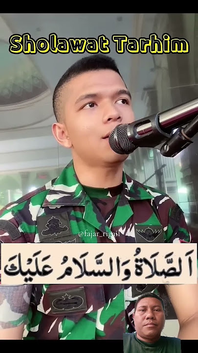 Viral TNI Bersholawat Tarhim Suara Merdu #sholawat