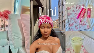 Uni Diaries: Recess vlog(Matcha+ shopping+intensive studying +cooking+ hair business)