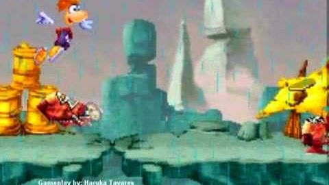 Rayman 3 (GBA) - Magmacosm - Last Lums: Boulder Brink