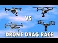 DRONE DRAG RACE! Inspire 1 vs Mavic vs Typhoon H vs Inspire 2