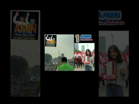 AMIN nomer 1 Pilihan Tepat Pemilu 2024 #shortvideo