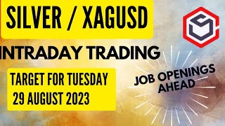 Silver Trading | Silver Prediction for Today Tuesday 29 August 2023 with TARGET