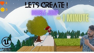 Double Jump for Your Player in Unreal Engine 5 in 1 Minute!