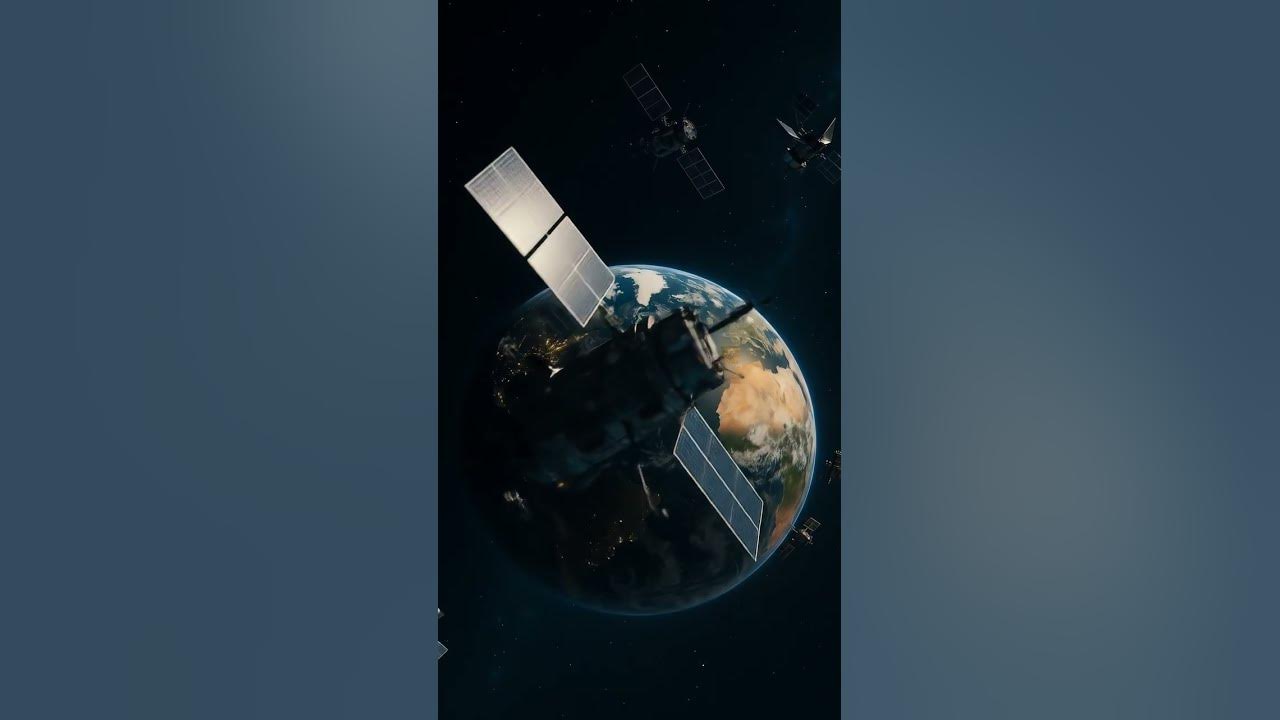 This Is What Satellites Around Earth Really Look Like 🌍🛰️ | Space View #settil #spacesatellite #exo