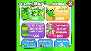 Best Method To Get  Quest Points In Pet Simulator X!