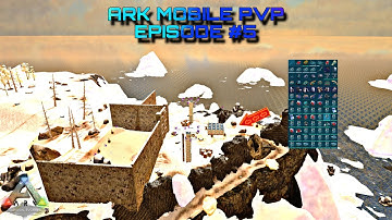 ARK MOBILE PVP / RAID HACKER BASE AND OP LOOT AND BUILD EP.#5