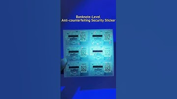 Banknote-Level Anti-counterfeiting Security Sticker