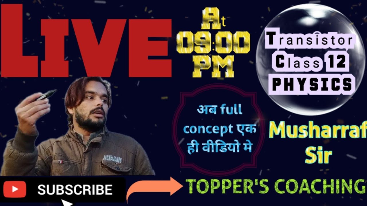Transistor Class 12 Physics transistor transistorclass12 YouTube