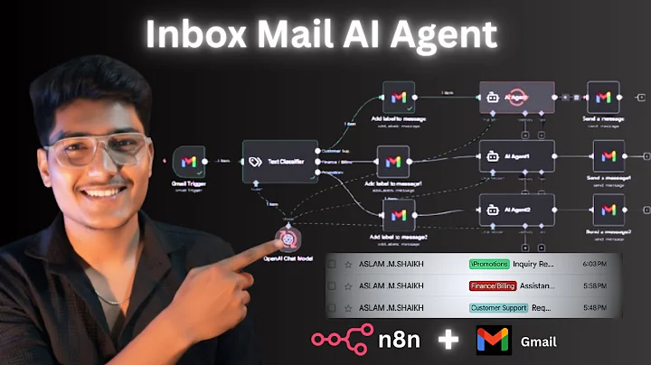 Inbox Mail AI Agent | Auto Label & Reply to Emails Using AI (n8n + Gmail + OpenAI)