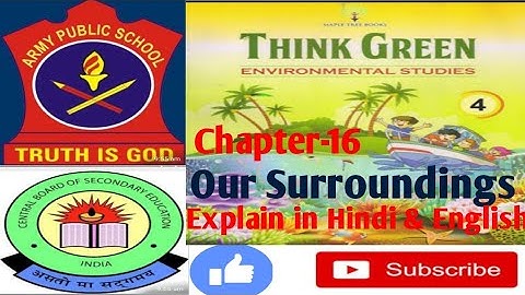 Class 4 EVS Army/Cbse "Chapter-16 Our Surroundings" full Explained in Hindi