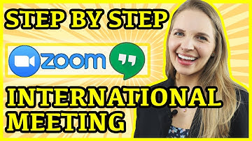 International Online Meeting | How to Use Zoom | Video Conference across Time Zones
