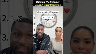Ranking Funniest Make A Word Challenge #make a word #challenge #fyp #shorts