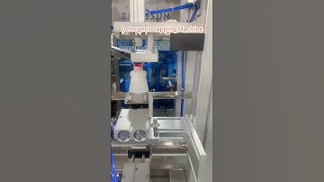 ZONESUN Detergent Bottle Capping Machine #cappingmachine #bottlecapper #packingmachine