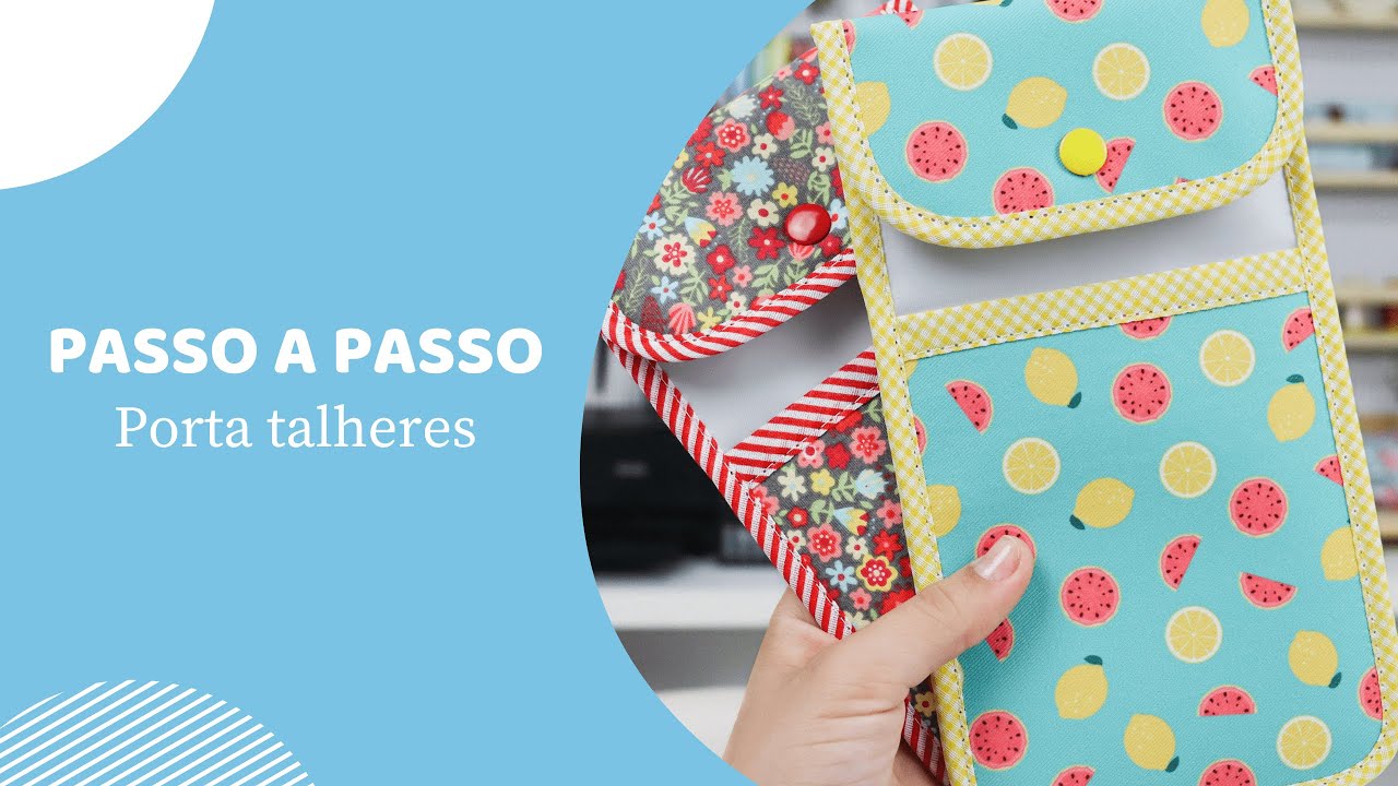 Passo a Passo l Porta talheres com molde