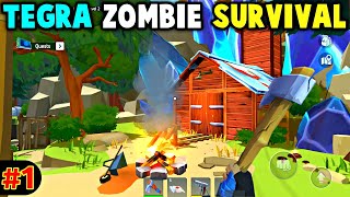 Zombie Wali Survival Game 😨 | Tegra Zombie Survival Island Gameplay #1 screenshot 5