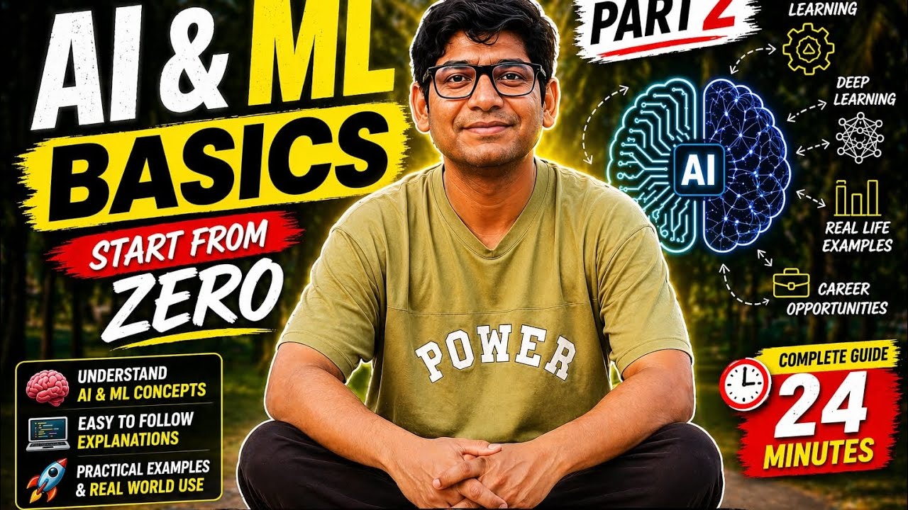 AI & Machine Learning for Beginners | Part 2 | Complete Guide (2026 ...
