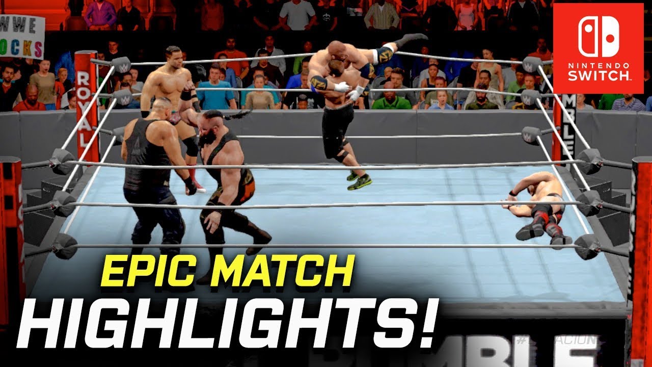 Omsorg Patriotisk kapok WWE 2K18 Switch Royal Rumble Epic Match Highlights (Nintendo Switch  Gameplay) - YouTube