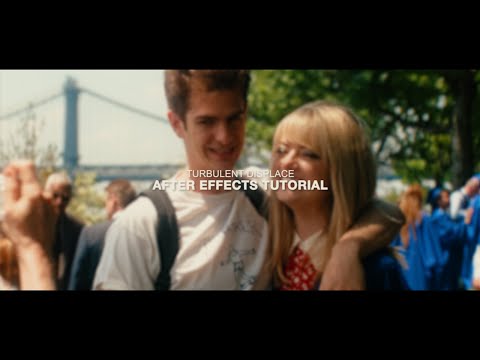 how to: turbulent displace text effect | after effects tutorial