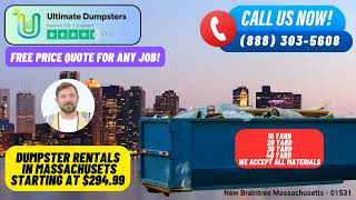 New Braintree Massachusetts - Same Day Dumpster Rentals Starting $294.99