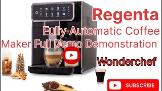 Wonderchef Regenta Fully Automatic Coffee Maker | Demo video #wonderchef #coffeemachine