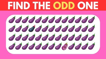 Find The ODD Emoji Out | Emoji Quiz