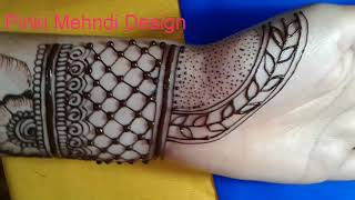 Arabic Hinna Mehndi Design For Front Hand Pinki Mehndi Design