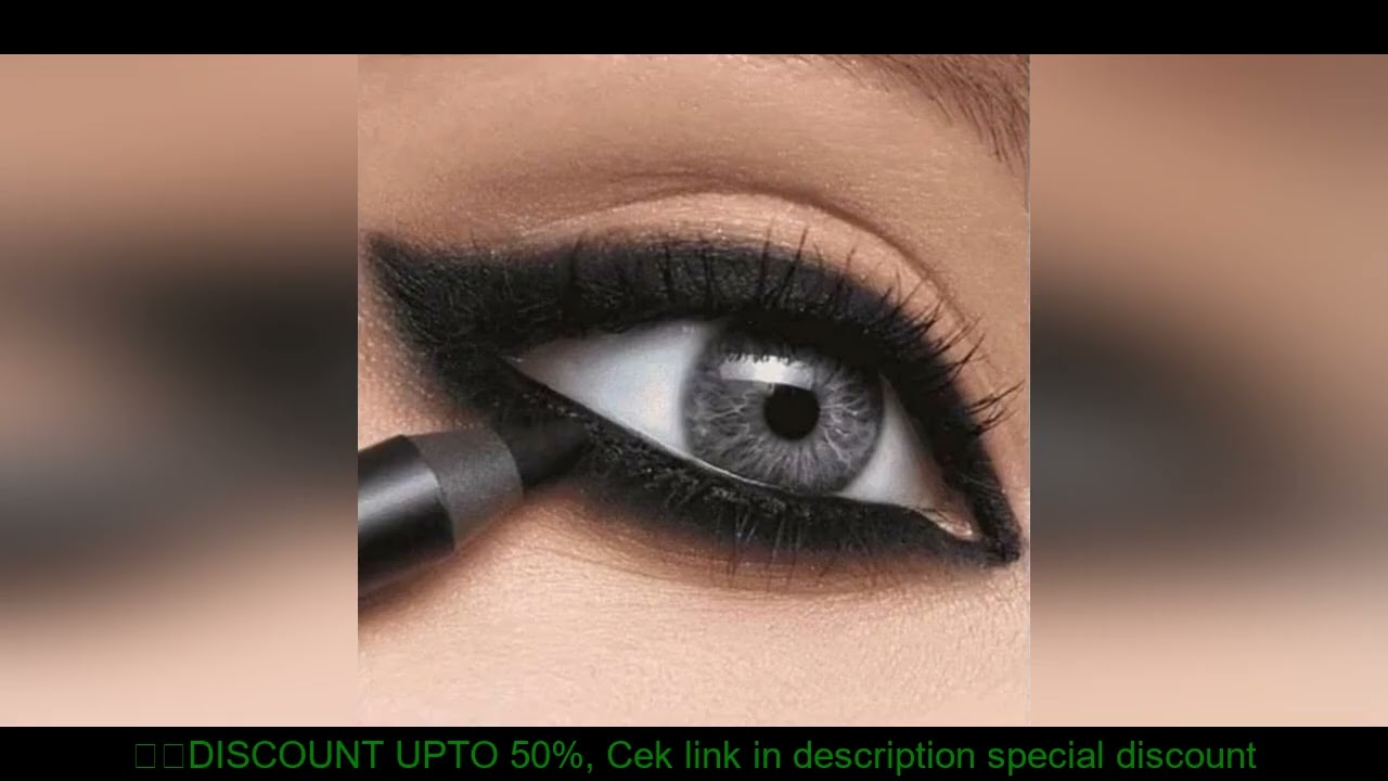 Waterproof Eyeliner Pen Smooth Matte Black Brown Gel Eye Liner Pen Quick-drying Long Lasting Pencil