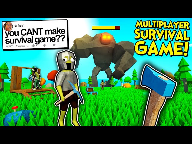 He said I Couldn't Make a Multiplayer Survival Game... So I Made One! class=