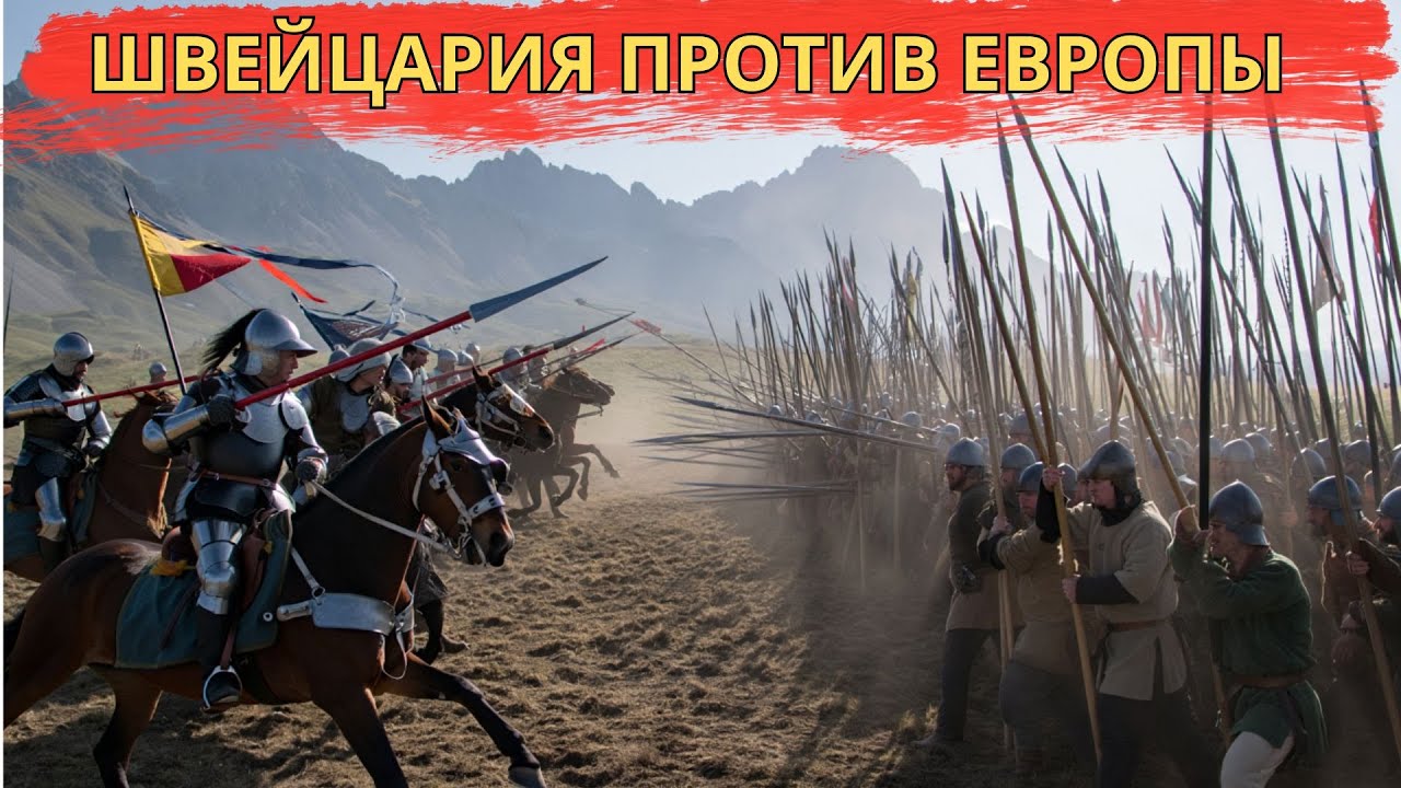 Как маленькая ШВЕЙЦАРИЯ превратила рыцарей Европы в мясо. Забытая революция пехоты.