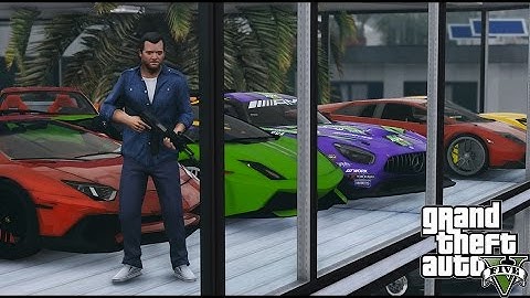 GTA 5 Michaels New Garage Tour (Real Car Mods)