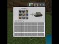 in Minecraft me crafting a tank #Minecraft #sword #gaming
