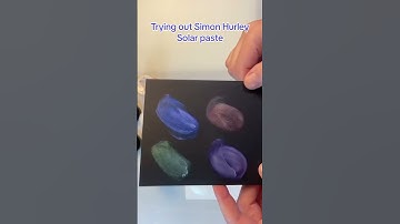 Trying Solar Paste #cardmaking #solarpaste #shorts