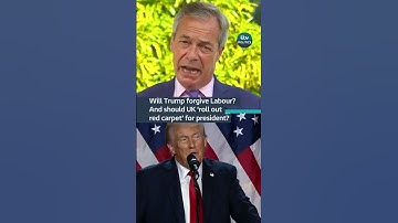 Nigel Farage says Donald Trump is a forgiver | ITV News