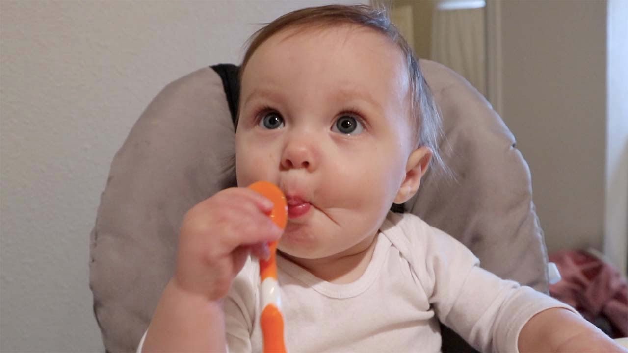 I Gave My Baby Peanut Butter LOL YouTube