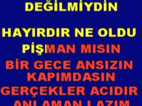 Demet Akalın - Afedersin (Karaoke)