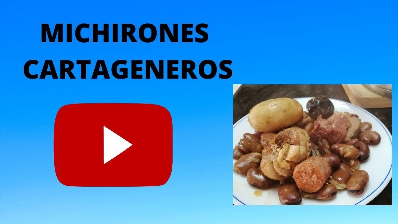 MICHIRONES (habas secas) Cartageneros region de Murcia