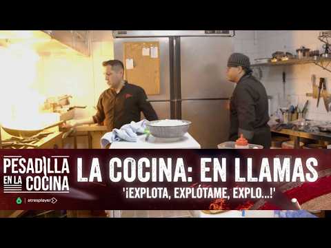 El ataque de Alberto Chicote al ver una llamarada en la cocina - Pesadilla en la cocina