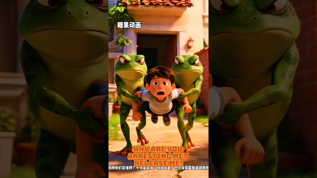 Помогите мальчику найти способ сбежать от лягушек! 