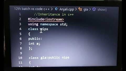 Inheritance| Computer Science 12th |JAC Board l #ErAmrendraMehta | Computer Science