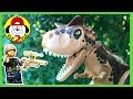 T Rex and Carnotaurus Dinosaur Hunter Explorers - Jurassic World 2 Fallen Kingdom LEGO Toy Set