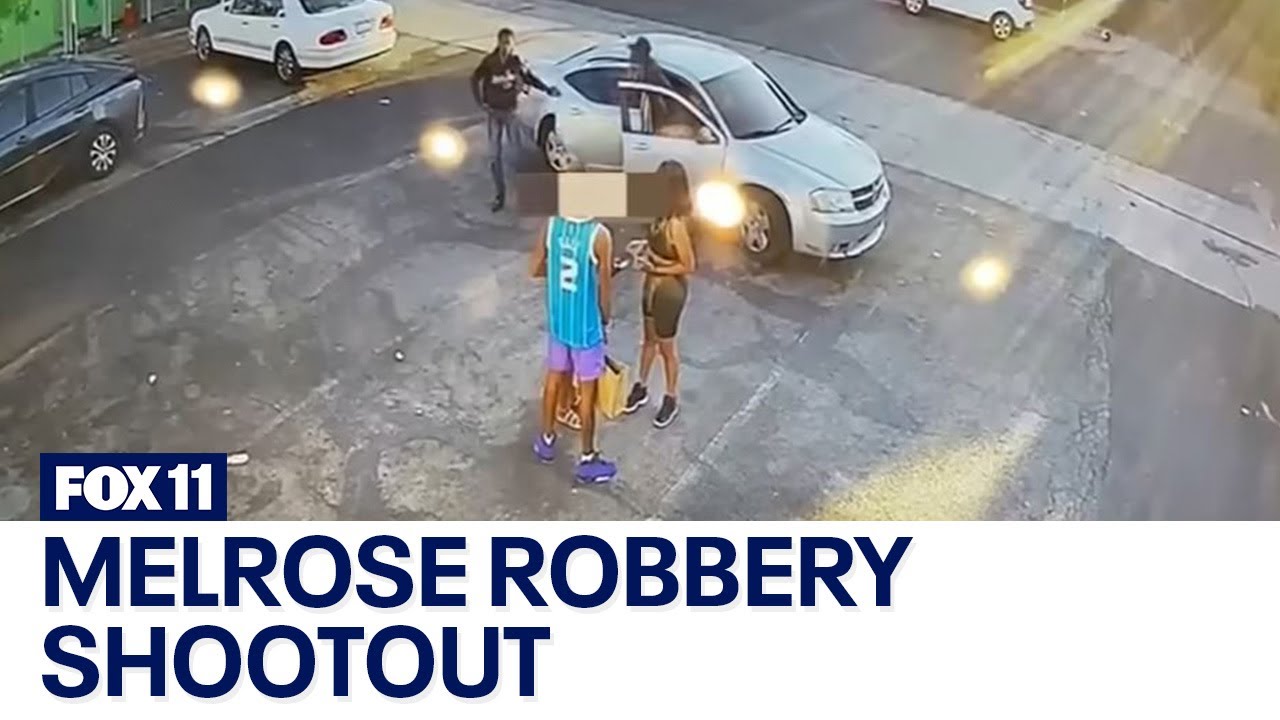Victim opens fire on would-be robbers in Melrose shootout - YouTube